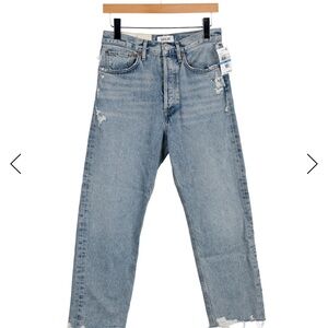 Agolde Light Blue 90’s Crop Denim Jeans 25